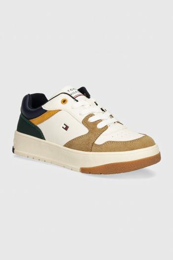 Dětské sneakers boty Tommy Hilfiger hnědá barva, T3X9-33639