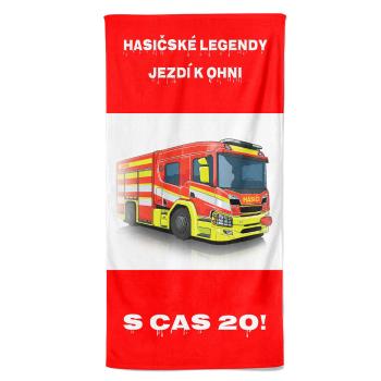 Osuška Hasičské legendy – CAS 20 (Velikost osušky: 100x170cm)