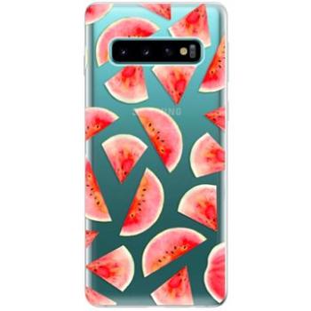 iSaprio Melon Pattern 02 pro Samsung Galaxy S10 (mel02-TPU-gS10)