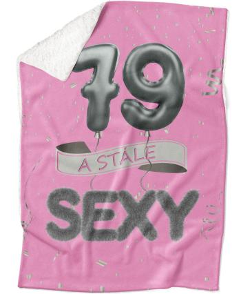 Deka Stále sexy – Ružová (vek: 79, Podšitie baránkom: ÁNO)