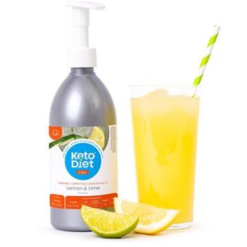 KetoDiet ENJOY Nápojový koncentrát - příchuť citron-limeta  (500 ml) (8594181012256)