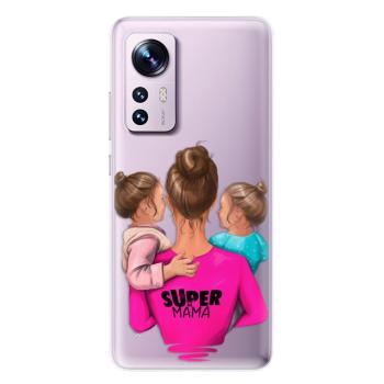 Odolné silikonové pouzdro iSaprio - Super Mama - Two Girls - Xiaomi 12 / 12X