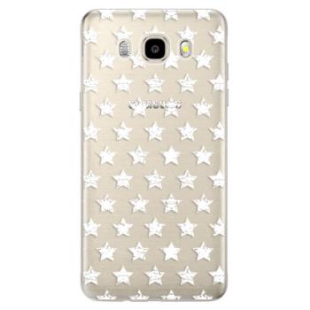 Odolné silikonové pouzdro iSaprio - Stars Pattern - white - Samsung Galaxy J5 2016