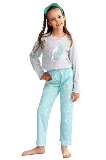 Pijamale pentru fete 2589 grey