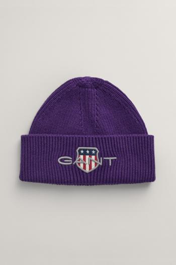 ČEPICE GANT ARCHIVE SHIELD BEANIE PANSY PURPLE