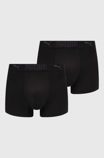 Boxerky Puma 2-pack pánské, černá barva, 935520