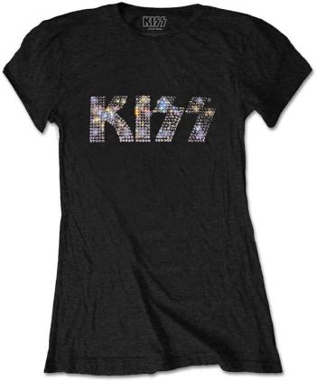 Kiss Tričko Logo Womens Black M