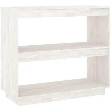 Shumee  bílá 80×35×71 cm masivní borovice, 810880 (810880)