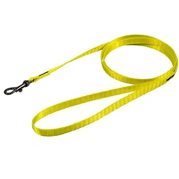 Bafpet Popruhové vodítko, NEON - Žlutá, 10mm × 120cm, 18202N (18202N_ZLUTA)