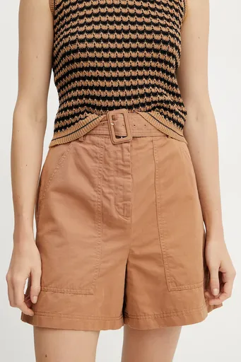 Šortky s příměsí lnu Weekend Max Mara