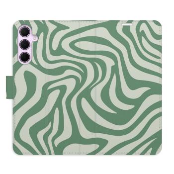 Flipové pouzdro iSaprio - Zebra Green 02 - Samsung Galaxy A35 5G