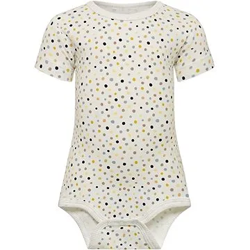 Fixoni dětské body KR puntíky béžová (JNBmix025nad)