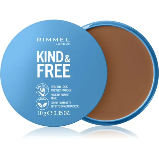 Rimmel Kind & Free Pressed Powder matující pudr odstín 50 Deep 10 g