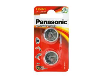 Baterie CR2025 PANASONIC lithiová 2ks / blistr