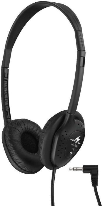 Monacor MD-306 Black Sluchátka na uši