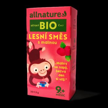 Allnature BIO Lesní směs s malinou dětský čaj 20x1,5 g