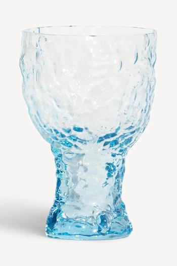 Sada pohárov Kosta Boda Moss 380 ml 2-pak modrá farba