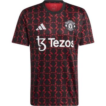 adidas MANCHESTER UNITED PRE-MATCH JERSEY Pánský fotbalový dres, červená, velikost