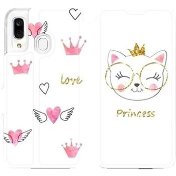 Flipové pouzdro na mobil Samsung Galaxy A40 - MH03S Kočička princess (5903226864386)