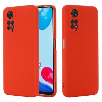 RUBBER Ochranný kryt Xiaomi Redmi Note 11 / Note 11S červený