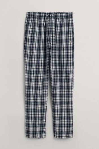 PYŽAMOVÉ KALHOTY GANT SMALL CHECK PAJAMA PANTS EVENING BLUE