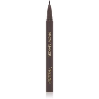 Pierre René Professional Brow Maker precizní tužka na obočí odstín Dark Brown 0,74 g