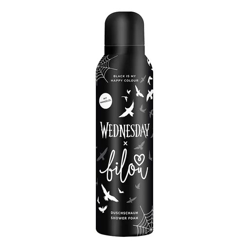 Bilou x Wednesday Sprchová pěna Black Is My Happy Colour, 200 ml