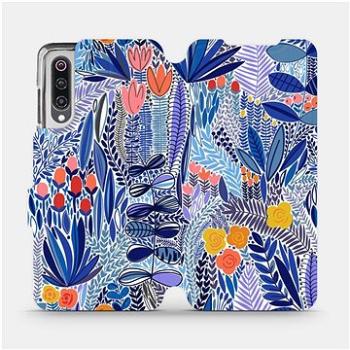 Flip pouzdro na mobil Xiaomi Mi 9 - MP03P Modrá květena (5903516764792)