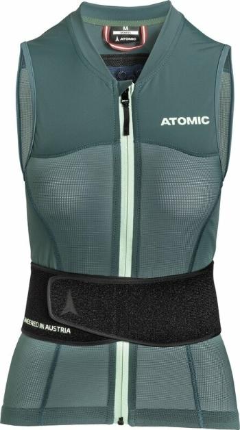 Atomic Live Shield Vest Amid Women Dark Green/Mint Sorbet L Lyžařský chránič