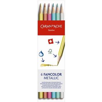 CARAN D'ACHE Fancolor Metallic 6 barev (1284.406)