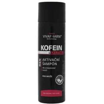 VIVACO Vivapharm Kofein a Keratin Aktivační šampon pro muže 200 ml  (8595635210822)