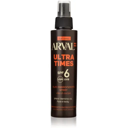 Arval Half Times Ultra Times SPF 6 opalovací olej na obličej a tělo 125 ml