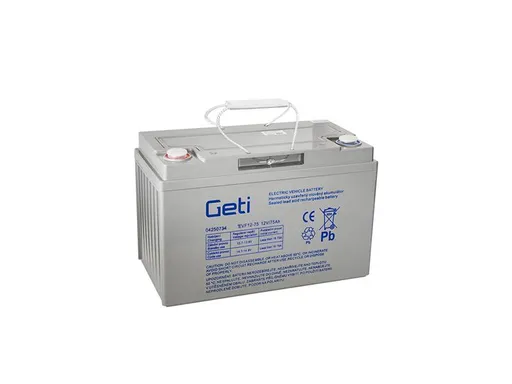 Baterie olověná 12V  75Ah GETI pro elektromotory