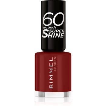 Rimmel 60 Seconds Super Shine lak na nehty odstín 320 Rapid Ruby 8 ml