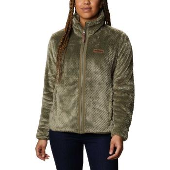 Columbia FIRE SIDE II SHERPA FZ Női pulóver, khaki, méret