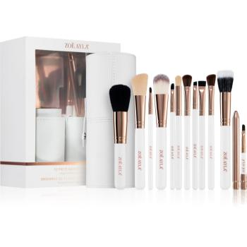 Zoë Ayla Makeup Brush Set 12 Piece sada štětců s pouzdrem