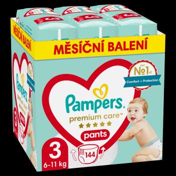 Pampers Premium Care Pants vel. 3 6–11 kg plenkové kalhotky 144 ks