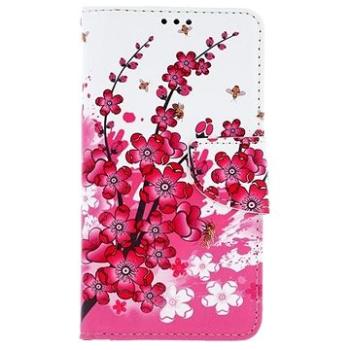 TopQ iPhone 11 knížkové Kytičky textil 49773 (Sun-49773)