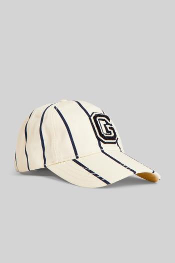 KŠILTOVKA GANT GANT VARSITY STRIPED CAP CREAM