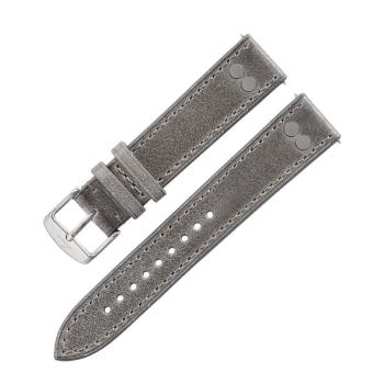 Řemínek Laco Pilot Strap "Basis" - šedý - 20 mm - XL - Prodloužená délka - 18 mm