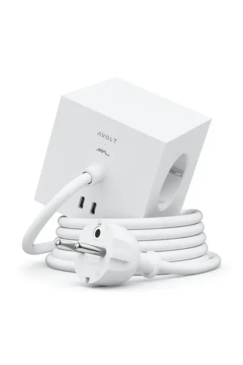 Magnetická dobíjecí kostka Avolt Square 1, 3 m Opal White
