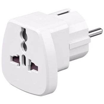 Goobay UK -> EU Power Adapter bílý (ppadapter-49)