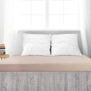 Cearșaf de pat 4Home din frotir Ideal cafea , 160x 200 cm, maro, 160 x 200 cm