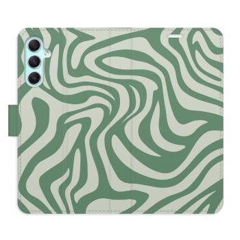 Flipové pouzdro iSaprio - Zebra Green 02 - Samsung Galaxy A34 5G