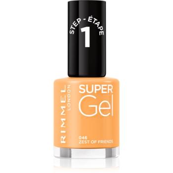 Rimmel Super Gel gelový lak na nehty bez užití UV/LED lampy odstín 046 Zest Of Friends 12 ml