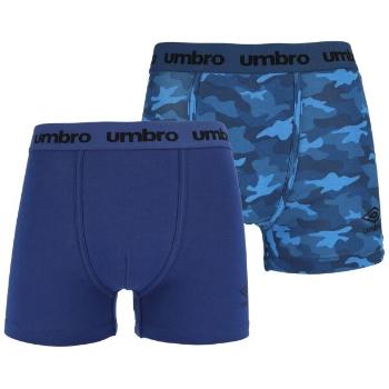 Umbro BOXER SHORT 2 PACK Pánské boxerky, modrá, velikost