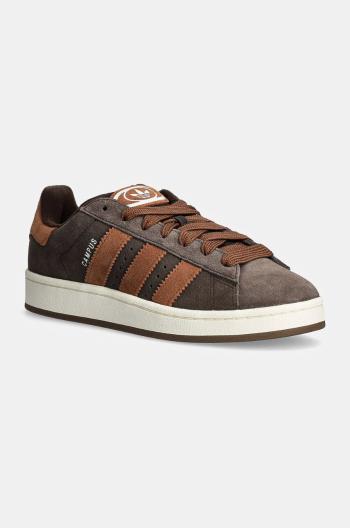 Semišové sneakers boty adidas Originals Campus 00s hnědá barva, ID1417