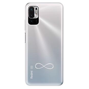 Odolné silikonové pouzdro iSaprio - čiré - Infinity - Xiaomi Redmi Note 10 5G