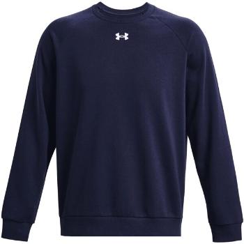 Under Armour RIVAL FLEECE CREW Pánská mikina, tmavě modrá, velikost