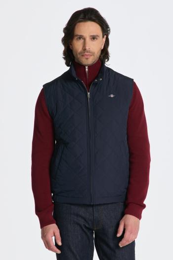 VESTA GANT QUILTED WINDCHEATER VEST EVENING BLUE